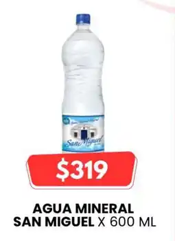 Autoservicio Capo San Miguel agua mineral oferta