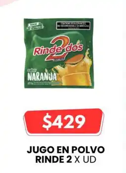 Autoservicio Capo Jugo en polvo rinde 2 oferta