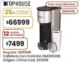 Coto Tophouse cafetera con molinillo oferta