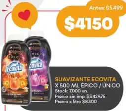 Supermercados Tadicor Ecovita suavizante oferta
