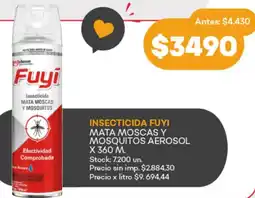 Supermercados Tadicor Insecticida fuyi mata moscas y mosquitos aerosol oferta