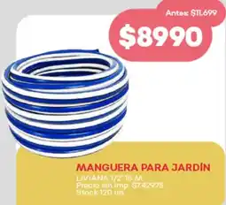 Supermercados Tadicor Manguera para jardín oferta