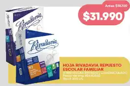 Supermercados Tadicor Rivadavia hoja repuesto escolar familiar oferta