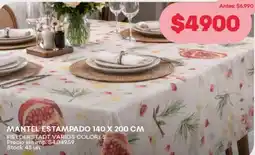Supermercados Tadicor Mantel estampado fielderstadt varios colores oferta