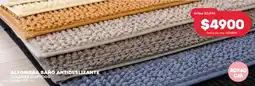 Supermercados Tadicor Alfombra baño antideslizante colores surtidos oferta