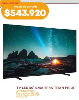 Supermercados Tadicor Philip tv led 50" oferta