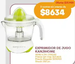 Supermercados Tadicor Kanjihome exprimidor de jugo oferta