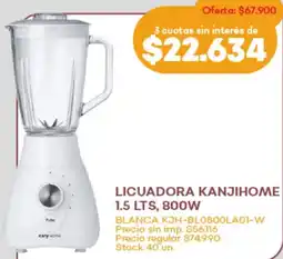 Supermercados Tadicor Kanjihome licuadora oferta