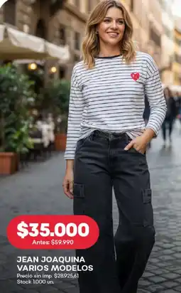 Supermercados Tadicor Jean joaquina varios modelos oferta