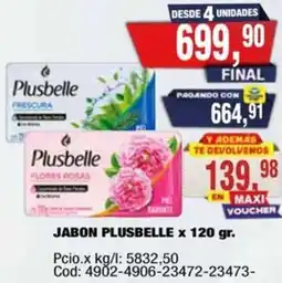 Maxiconsumo Plusbelle jabon oferta