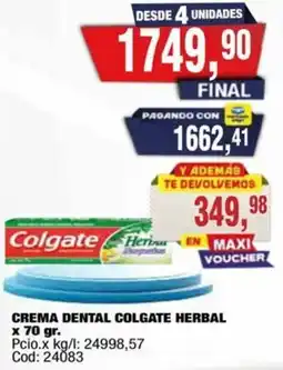 Maxiconsumo Colgate herbal crema dental oferta