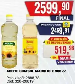 Maxiconsumo Marolio aceite girasol oferta