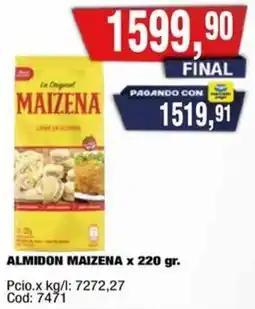 Maxiconsumo Maizena almidon oferta