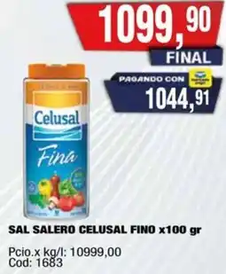 Maxiconsumo Celusal fina sal salero oferta