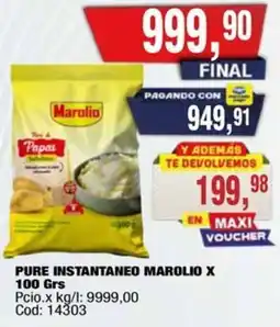 Maxiconsumo Marolio pure instantaneo oferta