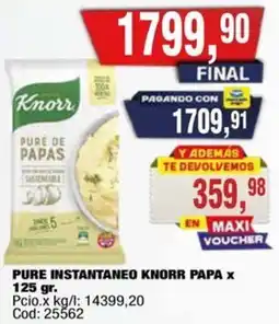 Maxiconsumo Knorr pure instantaneo papa oferta