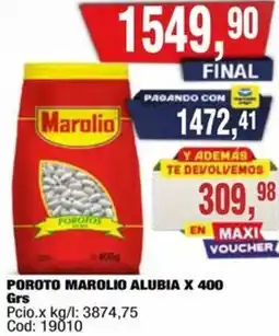 Maxiconsumo Marolio poroto alubia oferta