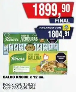 Maxiconsumo Knorr caldo oferta