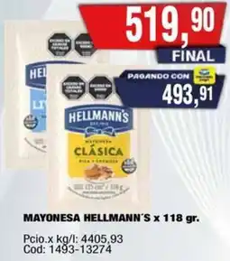 Maxiconsumo Hellmann's mayonesa oferta