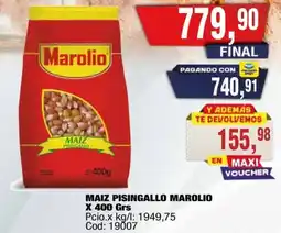 Maxiconsumo Marolio maiz pisingallo oferta