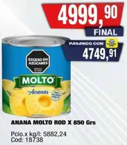 Maxiconsumo Molto ananas oferta