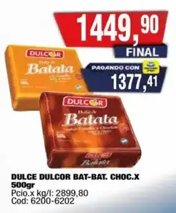 Maxiconsumo Dulcor dulce batata oferta