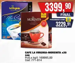 Maxiconsumo La Virginia o Morenita café oferta