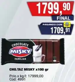 Maxiconsumo Misky chocolate familiar oferta