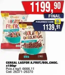 Maxiconsumo Lasfor cereal oferta