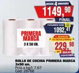 Maxiconsumo Primera Marca rollo de cocina oferta
