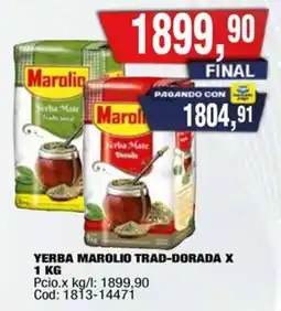 Maxiconsumo Yerba marolio trad-dorada oferta