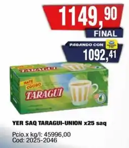 Maxiconsumo Taragui yerba oferta
