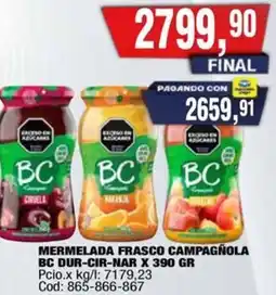 Maxiconsumo BC mermelada oferta