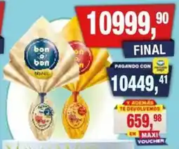 Maxiconsumo Bon o Bon huevo pascuas oferta