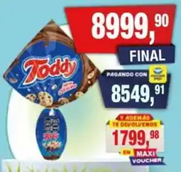 Maxiconsumo Toddy huevo pascuas oferta