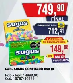 Maxiconsumo Sugus confitado oferta