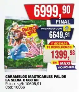 Maxiconsumo La Selva caramelos masticables oferta