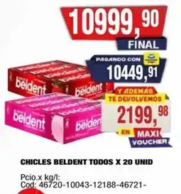 Maxiconsumo Beldent chicles oferta
