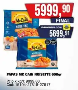 Maxiconsumo McCain papas noisette oferta