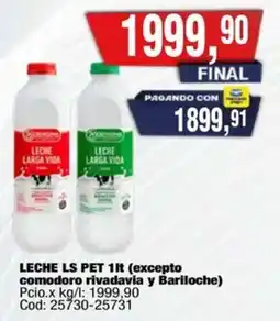 Maxiconsumo Leche larga vida oferta