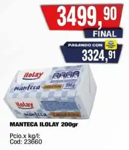Maxiconsumo Ilolay manteca oferta