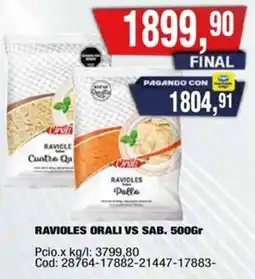 Maxiconsumo Orali ravioles oferta