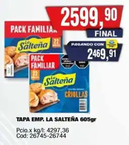 Maxiconsumo La Salteña tapa oferta