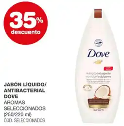 Atomo Conviene Dove jabón líquido/ antibacterial aromas seleccionados oferta