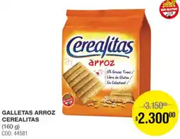 Atomo Conviene Cerealitas galletas arroz oferta