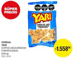 Atomo Conviene Yari cereal copos de maíz azucarados fortificados oferta