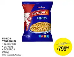 Atomo Conviene Terrabusi fideos oferta