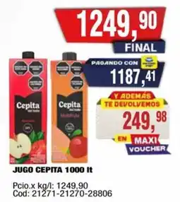Maxiconsumo Cepita jugo oferta