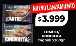 Supermayorista Vital Lomito/ bondiola bondiolitas cagnoll oferta