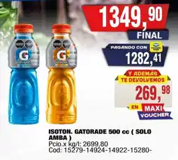 Maxiconsumo Gatorade oferta